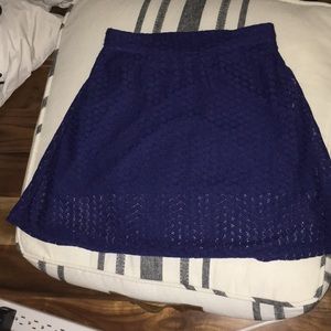 navy blue mini skirt